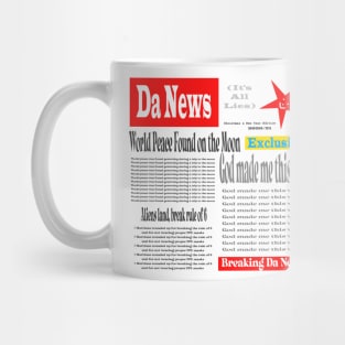 News funny social media parody Mug